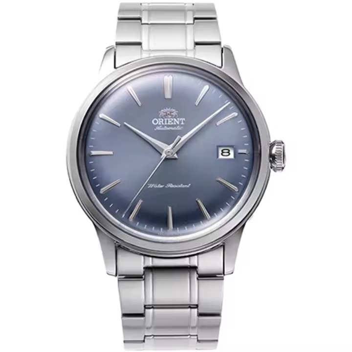 Reloj automático hombre Orient Bambino Metal RA-AC0M10L 38.4mm 30m WR correa de acero Hand-Hacking (admite cuerda manual) - 1