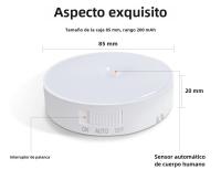 Lámpara Nocturna LED Con Sensor De Movimiento Recargable RGB Para Cocina Armario Escalera Luz De Fondo Sin Cable Luz De Armario - details 22