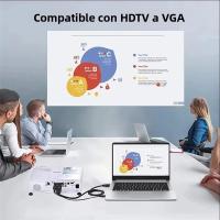 Adaptador HDMI-compatible a VGA HD 1080P Con Cable De Audio 3.5mm Convertidor Para PC Laptops TV Box Proyector - details 3