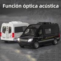 Modelo De Coche De Negocios RV En Escala 1/32 Con Sonido Luz Y Función Retroceso Juguete De Colección Duradero Para Niños Y Adultos - details 5