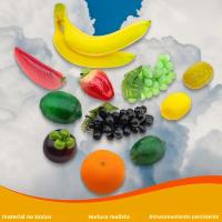Decoración De Frutas Artificiales 10/11 PCS Banana Grape Lemon Kiwi Orange Apple Peach Strawberries Para El Hogar Material PE - details 17