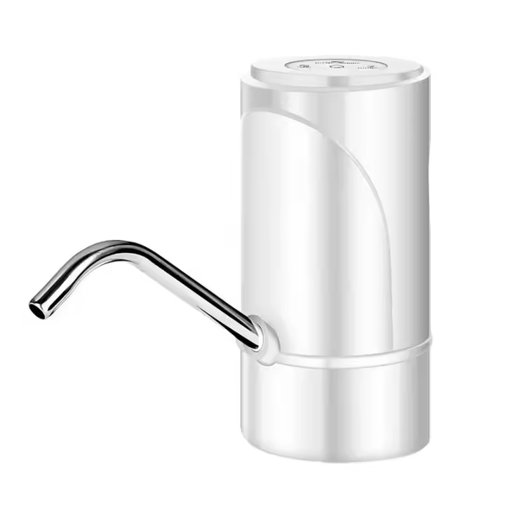 Bomba De Agua Eléctrica Para Botella Automática Carga USB Blanco/ Negro Material Plástico Medida 1 Pieza - 1