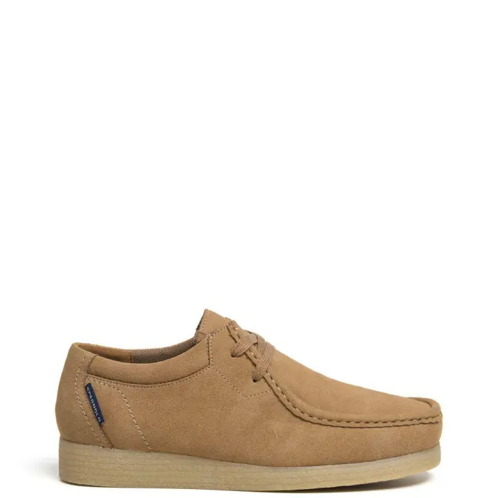 Spagnolo 40043 Zapatillas Wallabi para hombre camel con cordones en sintético 40043-057 - 1