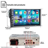 Reproductor Multimedia MP5 Para Coche HIPPBQCC 7 Pulgadas 1 DIN Pantalla Táctil FM ISO Entrada Auxiliar Bluetooth USB Línea De Espejo Autoradio - details 11
