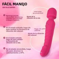 Vibrador AV Potente Para Mujeres Estimulador De G-Spot Y Clítoris Dildo Magic Wand Con Movimiento De Enfriamiento Masajeador De Vagina Juguetes Sexuales Para Adultos Hecho De Silicona - details 1