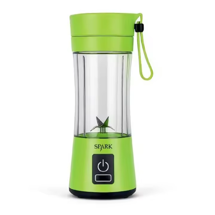 SPARK - LICUADORA RECARGABLE PARA ZUMOS, BATIDOS Y SMOOTHIES, PORTÁTIL, 380 ML, 4 COLORES DISPONIBLES, SILENCIOSO, ERGONÓMICO Y ELEGANTE.