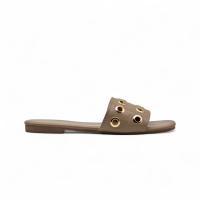 Calzados soraia, Sandalias Planas de Mujer con Punta Cuadrada, Diseño Clásico Tipo Slide, Corte Anatómico en la Empeine, Sandalia Abierta de Verano para Uso Diario, Oficina o Paseo Casual Preppy Elegante Trenzado - details 4