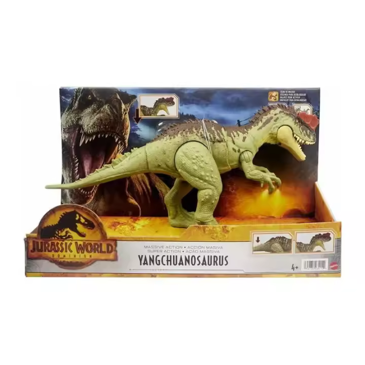 Jurassic World Yangchuanosaurus Dominion gran acción Masiva de Mattel - 1