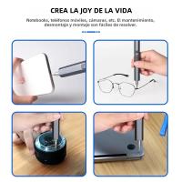 Set De Destornilladores Eléctricos 50 En 1 Con Bit Magnéticos Phillips Torx Herramienta De Reparación Profesional Con LED Y Tipo-C Para iPhone PC Juguetes - details 11