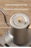 Hervidor Eléctrico 800ml Con Cuello De Ganso Y Control De Temperatura Para Café Manual 1000W Calentamiento Rápido 110V/220V Teapot Inteligente - details 8
