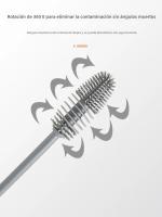 Cepillo De Silicona Para Vaso Limpiador De Rincones Muertos Sin Gaps Cepillo De Plástico Para Botella De Leche Limpieza Doméstica - details 6