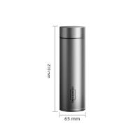 COOKER KING Taza De Té Aislada De Titanio Puro 450ml Con Estrador De Té Y Función De Infusión Para Negocios Y Viajes - details 13