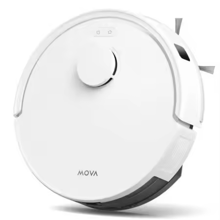 Mova E20 Robot Aspirador y Fregasuelos con Navegación Láser LDS, 5000 Pa, App y Alexa, Blanco - Dreame - 1