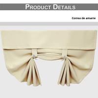 Cortinas De Puerta Negras Aislantes Térmicas Con Encaje Cortinas De Ventana Modernas De 1 Panel Autoadhesivas Para Puerta Francesa - details 16