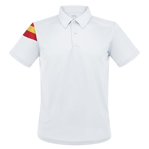Polo Hombre Bandera España 100% Poliéster técnico