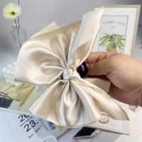 Grande Pinza Para El Cabello Con Lazo Nueva Moda Color Sólido Negro Herramientas De Estilo Para Mujer Y Niñas Accesorios De Cabello - details 3
