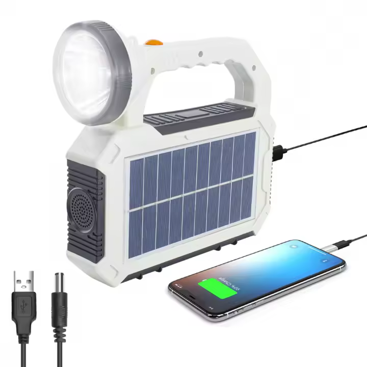 Mediawavestore Lámpara Portátil Emergencia Solar USB Multifunción - 1