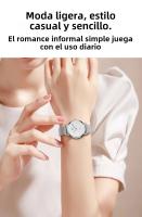 Reloj De Moda Elegante Para Mujer OLEVS De Acero Inoxidable Resistente Al Agua Cuarzo Reloj De Pulsera Simple Y Elegante - details 6