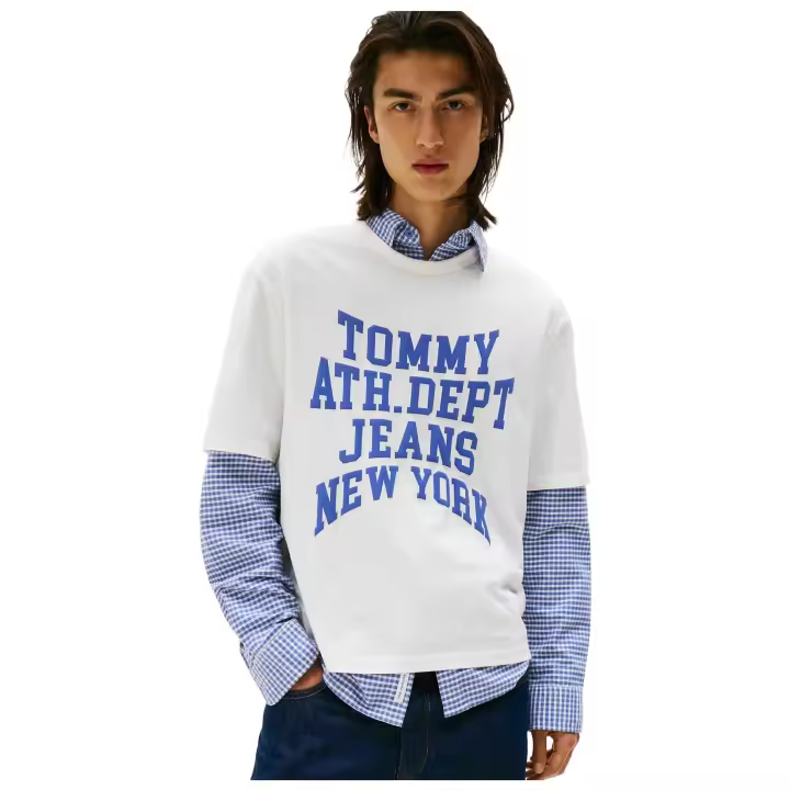 Camiseta De Manga Corta Tommy Hilfiger para Hombre en color Blanco - 1