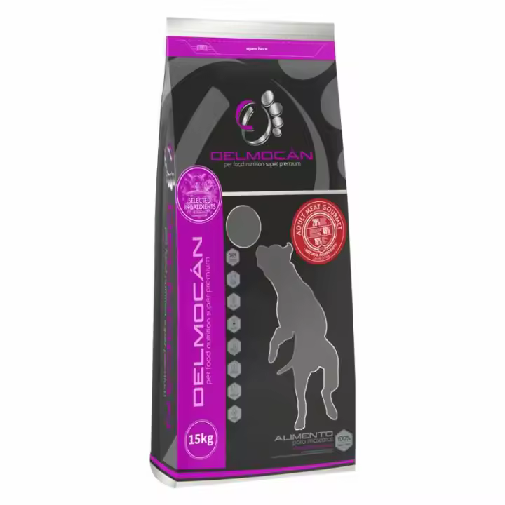 Pienso natural para perros ADULT MEAT GOURMET - 46% Productos Cárnicos - Saco de 15 kilos - 1