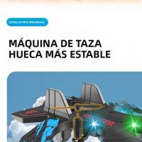 Avión De Combate Remoto Con Luz RC Helicóptero Avión De Juguete De Espuma Control Remoto 2.4G Estilo De Acrobacia Para Interior Y Exterior - details 7