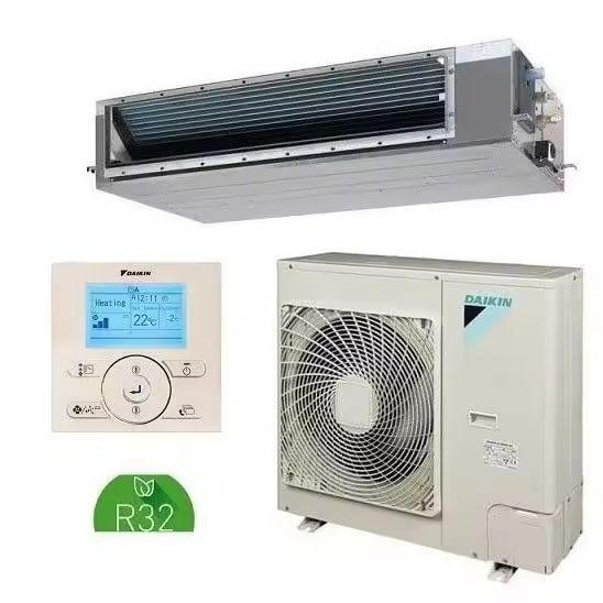 Aire Acondicionado Daikin Adeas71a Conducto R32 5848 Fr 6450 Kcal Inverter 25 Db Mando Control - 1