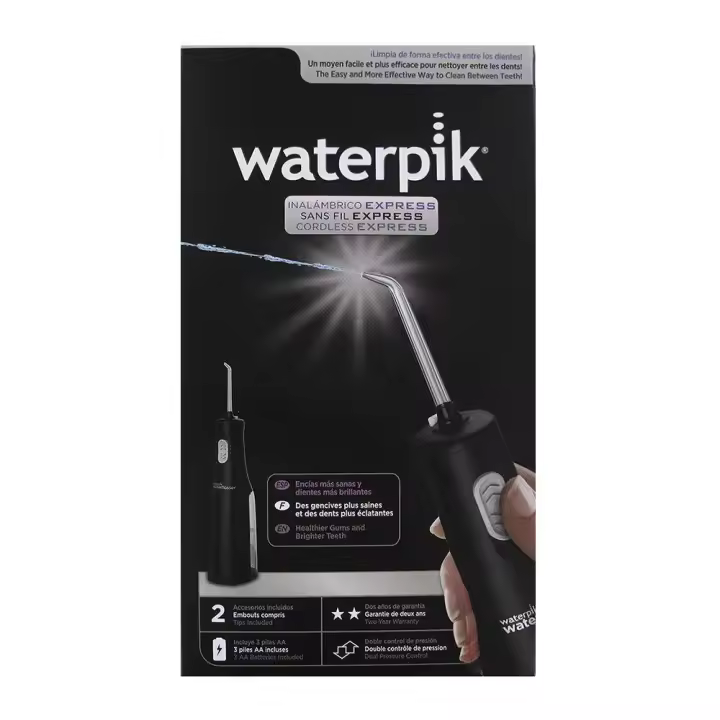 Waterpik Irrigador Inalámbrico Express Wp02 Negro - 1