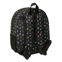 Mochila 3D K-POP Demon Hunters - Huntrix "Sound" negra 27x10x33cm - K-POP DEMON HUNTERS - details 1