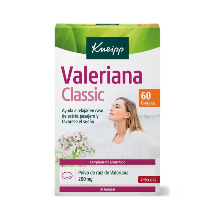 Kneipp valeriana classic 200 mg 60 grageas - 1