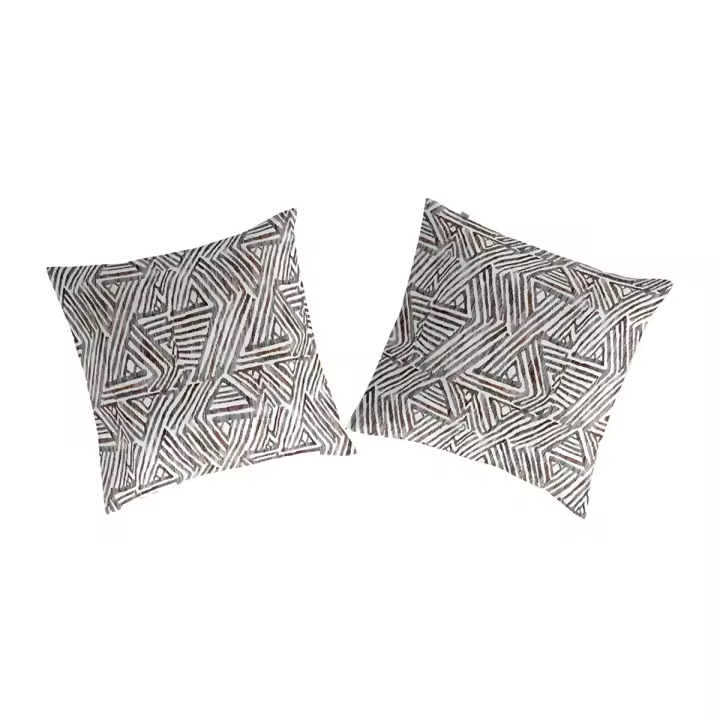 GUY LAROCHE - 2 cuadrantes 100% algodón PAMIU 65x65 cm marrón - 1