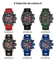Reloj De Deporte Para Hombre MINI FOCUS Con Grande Dial Luminoso Multifuncional Resistente Al Agua Cuarzo Silicona Correa 220mm - details 21