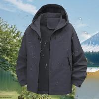 Chaqueta De Cierre Para Mujer Casual Con Capucha Color Sólido Transpirable Impermeable Y Antigolpes Para Camping Y Escalada Al Aire Libre - details 43