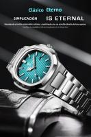 Reloj De Pulsera Para Hombre PAAZOMU Lujo Resistente Al Agua Con Luz Luminosa Cronógrafo Acero Inoxidable Reloj De Cuarzo - details 2