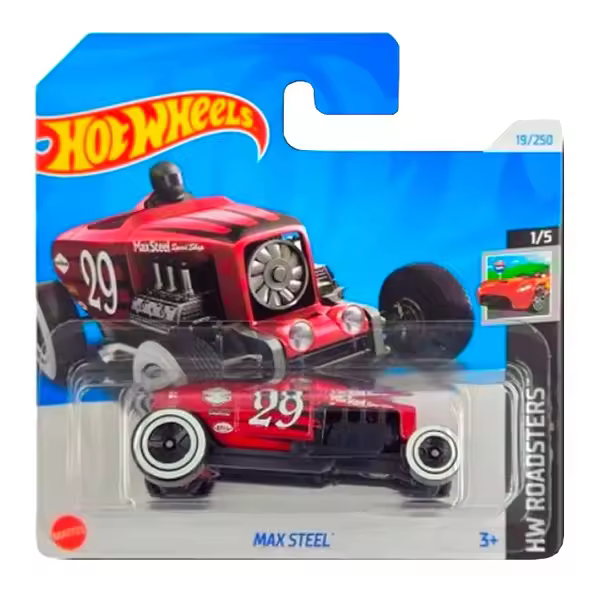 MATTEL - Hot weels - Max Steel - Coches de metal fundido y detalles excepcionales - Juguetes de acción coleccionable - Idea de regalo para coleccionistas y niños a partir de 3 años - 1