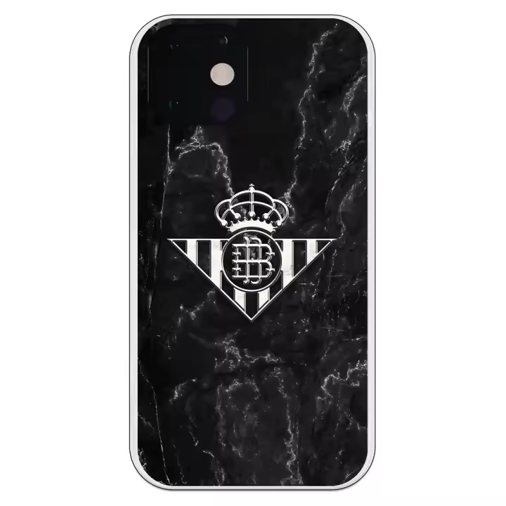 Funda original compatible con iPhone 13 - Real Betis Balompié Escudo Marmol - 1