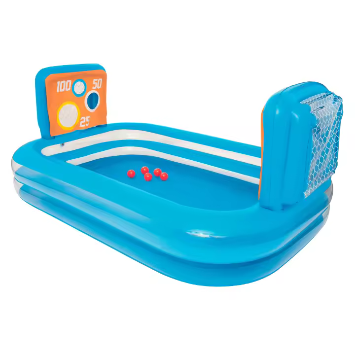 Piscina Hinchable Bestway Skill Shot con 2 Porterías - 237x152x94 Cm - Niños 3+ - 1