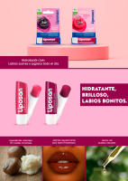 LIPOSAN Pack ahorro - Contiene bálsamo labial sabor mora x2 y bálsamo labial sabor cereza x2 - details 0