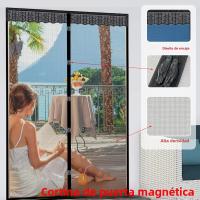 Cortina Magnética Antisiquios Para Puerta Amigable Con Mascotas Instalación Fácil Malla Suave Para Interior Y Exterior Ideal Para Sala De Estar Y Dormitorio - details 1
