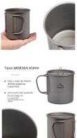 Widesea Taza De Camping De Titanio Para Acampar Y Picnic Utensilios De Cocina Al Aire Libre Equipamiento De Cocina Para Viajes Y Senderismo - details 7