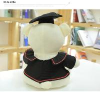 Oso De Peluche Doctor Graduado 18cm Juguete Divertido Para Decoración De Hogar Regalo De Graduación Kawaii Para Adultos Y Niños - details 10