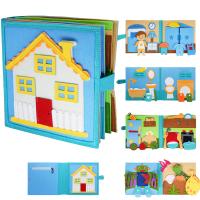 Libro Ocupado De Montessori Para Niñas Juguetes Educativos De Aprendizaje Temprano En La Guardería Actividades Diarias De Aprendizaje Viajes - details 19