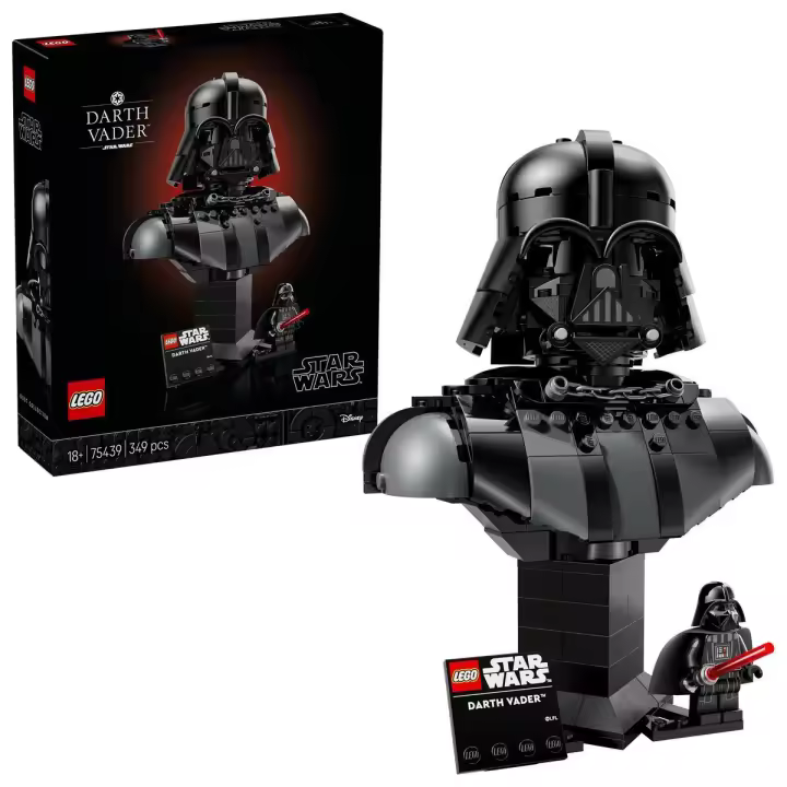 LEGO® 75439 Star Wars Busto de Darth Vader - Modelo con Minifigura y Espada Láser - 1