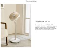 CREATE - Ventilador de pie con oscilación 3D 30W ultrasilencioso - AIR STAND 3D - details 0