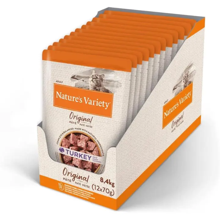 Nature´S Variety Cat Original Paté Pavo Pack 12X70 Gr - 1