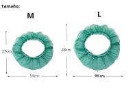 Cubierta De Cages De Pájaros De Malla De Nylon Protectora Fácil De Limpiar Catcher De Semillas Guardia Accesorios Para Cages De Pájaros Aire Malla Para Perros - details 4