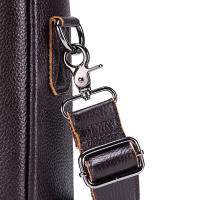Bolso De Negocios Para Hombre De Cuero Genuino Gran Capacidad Con Computadora - Bolsa De Mano De Capa Superior De Vaca - details 11