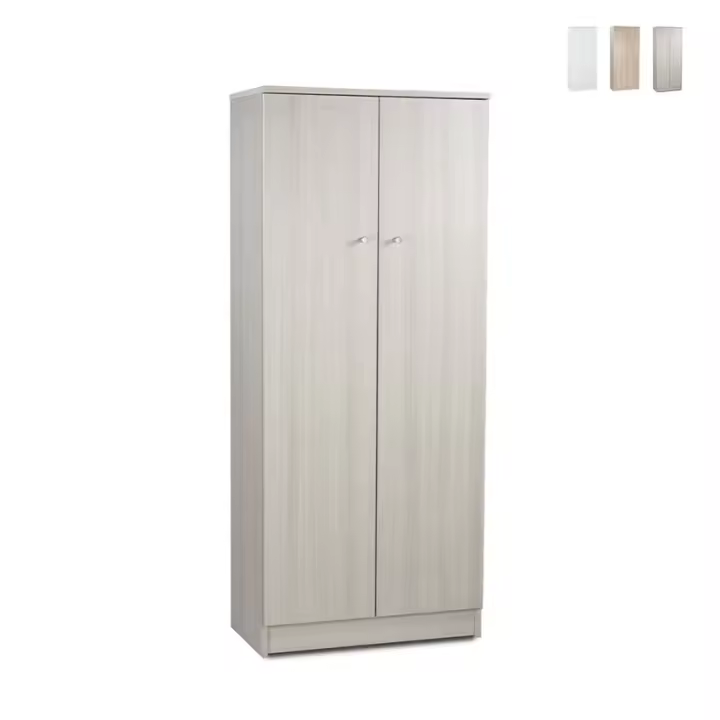 ProduceShop - Mueble multiusos 2 puertas 3 baldas salón entrada Kadir - 1