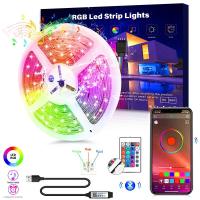 Fresnel LED RGB De Tira USB Luz Cambiante Bluetooth Control Remoto Música Sincronizada DIY Lámpara De Ambiente Para TV Pared Habitación Decoración De Hogar - details 0