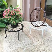 Soporte De Hierro Para Plantas 1 Pieza Estante De Jardín Interior Y Exterior Para Macetas Colgantes Y Plantas De Balcones Rack De Exhibición - details 2
