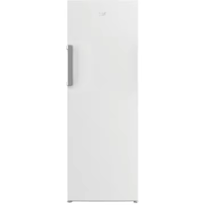 Beko - Congelador vertical RFNE290L41WN de 256 L, clase energética E, tecnología No Frost, 5 cajones + 2 compartimentos con tapa, alto 171 cm x ancho 59 cm, color blanco, para cocina o espacio de almacenaje - 1